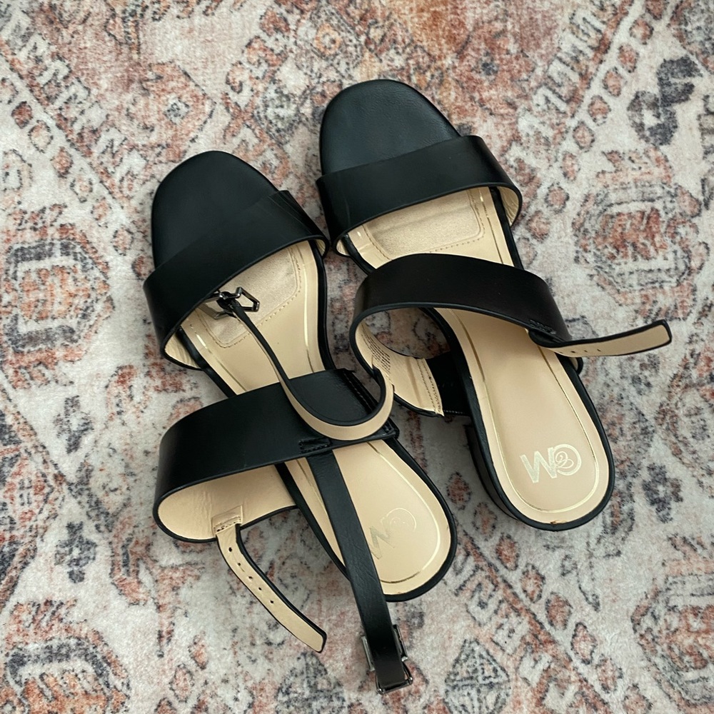 black heels